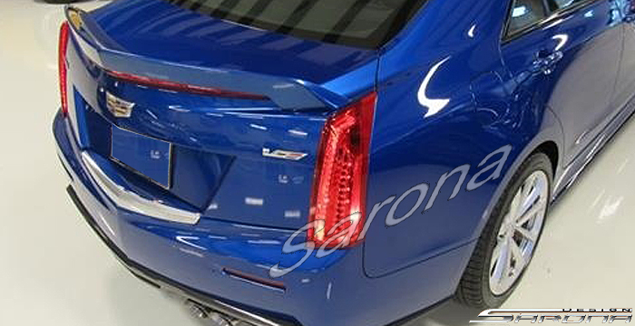 Custom Cadillac ATS  Sedan Trunk Wing (2013 - 2018) - $189.00 (Part #CD-022-TW)